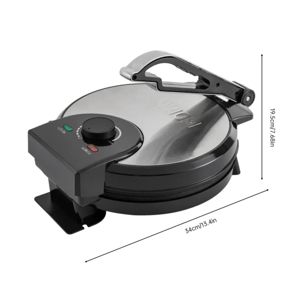 Electric Roti Maker 1200W Non Stick Adjustable