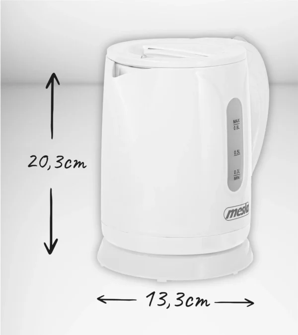 0.8L Travel Electric Kettle 850W Black