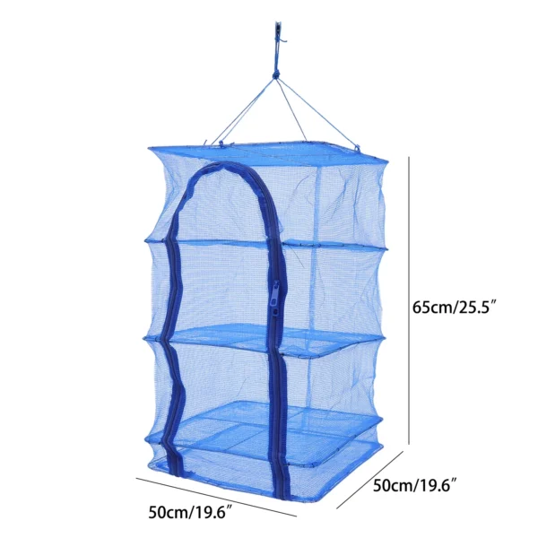 4-Layer Hanging Herb Dryer Folding Dry Net