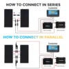 Flexible Solar Panel 50W 12V Bendable Charger