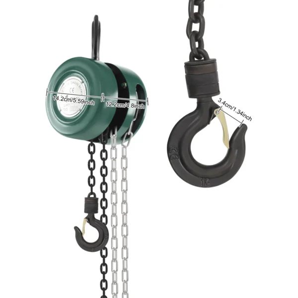 1 Ton Manual Chain Hoist Lever Block 9.8ft