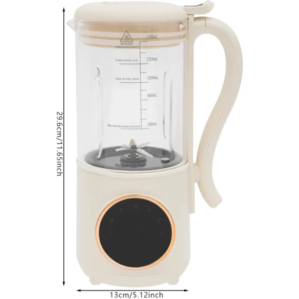 Oat Milk & Soy Milk Maker 1400ml 16-Blade