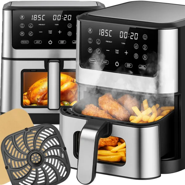 8L XXL Air Fryer 1800W Touch Panel