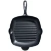 Cast Iron Square Grill Pan 28cm with Silicone Cove