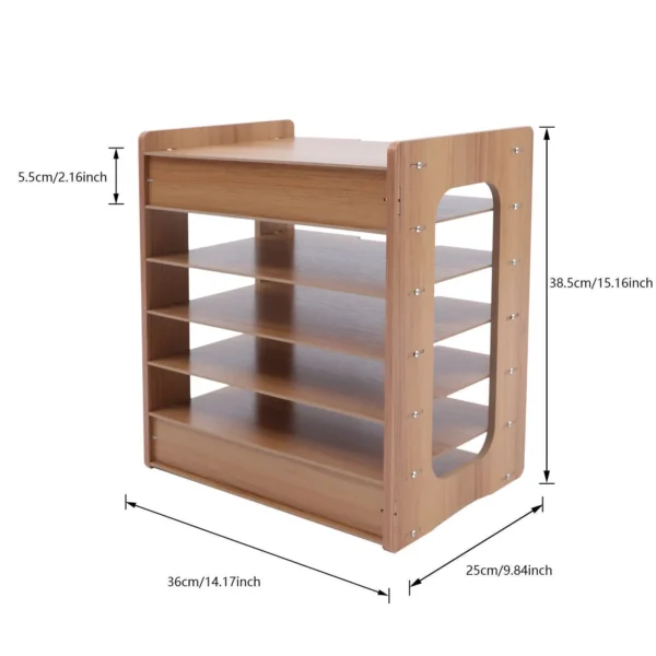 S753b30b6cb6e4d5bba6d48a46c84ec3cp-1.webp 7-Tier Wooden Desk Organizer Paper File Holder