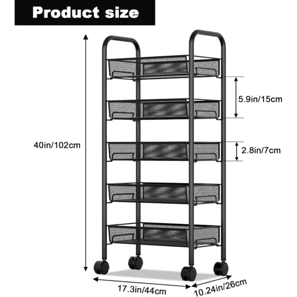 S77b8dcb269f3404586f532a1ec5ab37ba.webp 5-Tier Vegetable Rack Trolley