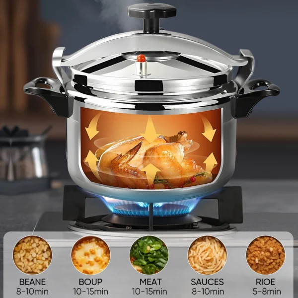 7L Aluminum Pressure Cooker 24cm