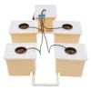 Hydroponic DWC System 4 Buckets w/ Pump