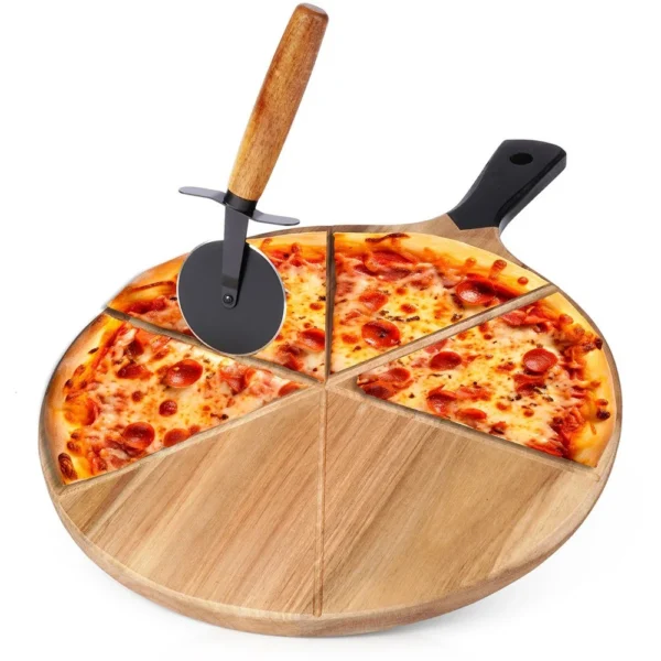 Acacia Pizza Board & Knife, 30 cm