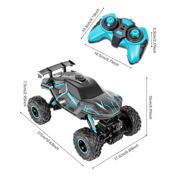 2.4G 4WD RC Off Road Truck for Kids