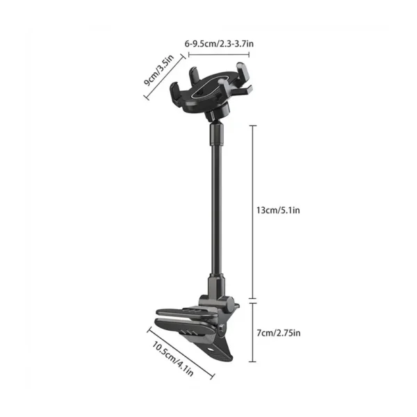 Guitar Phone Holder Clip Mount Stand