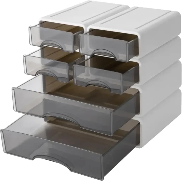 S802153520faa4266bd11528d0b2cdf3aF-2.webp 6pcs Transparent Desk Drawer Organizer Set