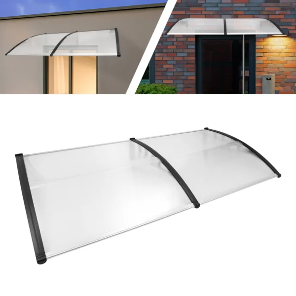 S84939880eb9e4a0fbb704e4ef4c02ed8d-1.webp Door Canopy 200x90cm Polycarbonate Awning