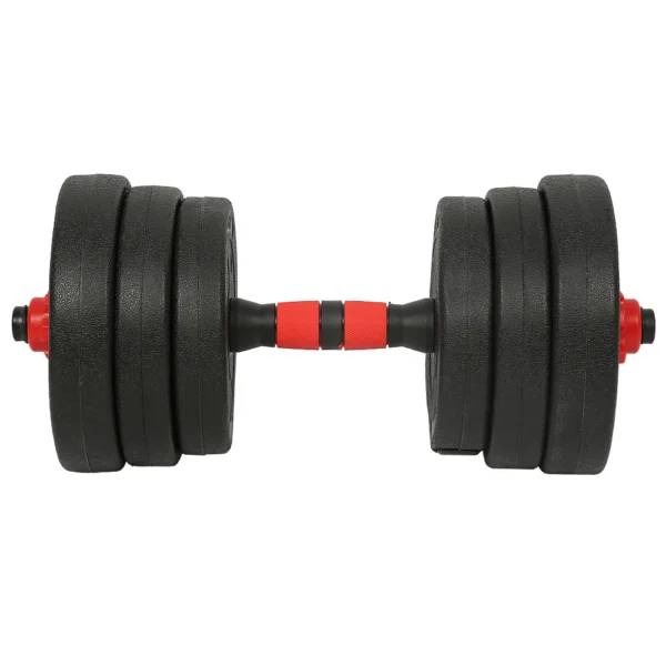 20kg Adjustable Dumbbell Set 2-in-1 Barbell