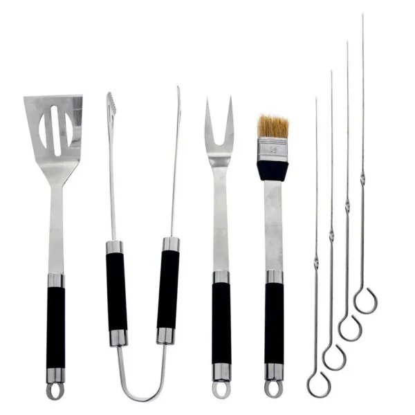 S87f726b80fc54fd598643bea1aec8c6bg.webp Steel Grill Tools Set 9-Piece in Case