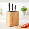 Bamboo knife stand 19.5x9x23 cm
