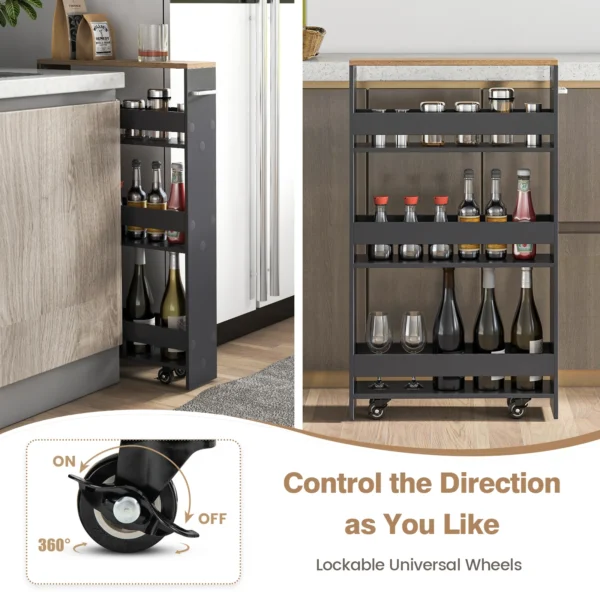 Niche Narrow Kitchen Trolley