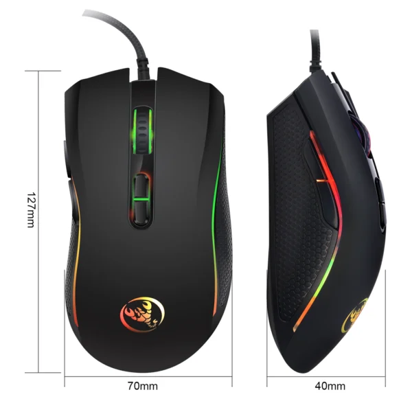 61-Key RGB Keyboard Mouse Combo Wired Gaming Kit