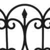 23cm Decorative Garden Fence 2.9m Plastic