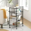 4-Tier Rolling Cart Kitchen Storage Rack