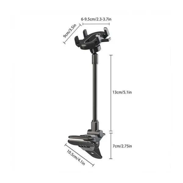 Guitar Phone Holder Clip Mount Stand