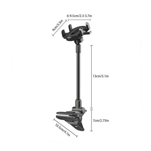 Guitar Phone Holder Clip Mount Stand