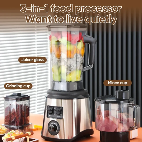 3in1 Blender Mixer Juicer 3 Containers 2.5L