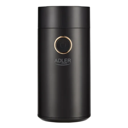 Adler Electric Coffee Grinder 150W, Black/Gold, 75