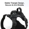 No Pull Tactical Dog Harness, Adjustable Reflective