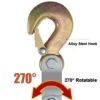 270° Rope Pulley Block 1000kg Zinc Alloy