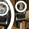 8L Air Fryer 1800W 10 Programs LED Display