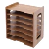 Sabbbde1a75aa4e2bafeb2cf30d8c782ek-1.webp 7-Tier Wooden Desk Organizer Paper File Holder