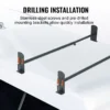 Van Roof Ladder Rack 2/3 Bars Heavy Duty
