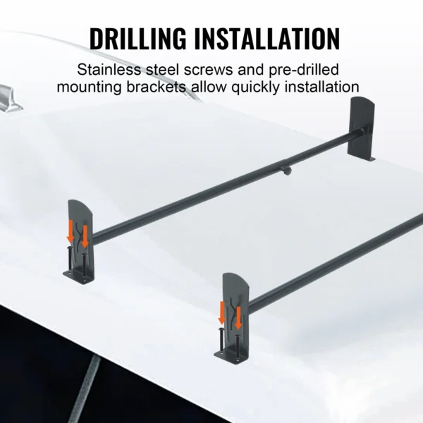 Van Roof Ladder Rack 2/3 Bars Heavy Duty