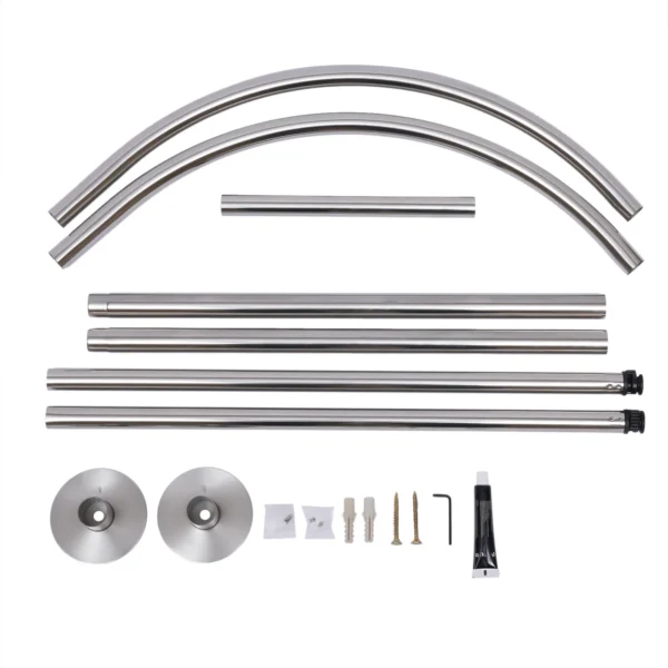 Stainless Steel U-Shape Shower Curtain Rail