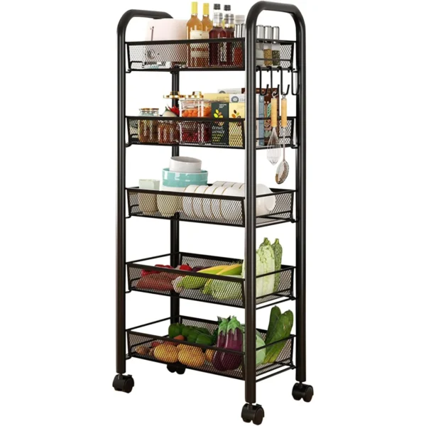 Saee699dc6ce74251ba0a2afe2b1fec85f-1.webp 5-Tier Vegetable Rack Trolley