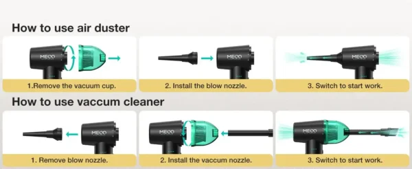 Air Duster & Vacuum 110000RPM