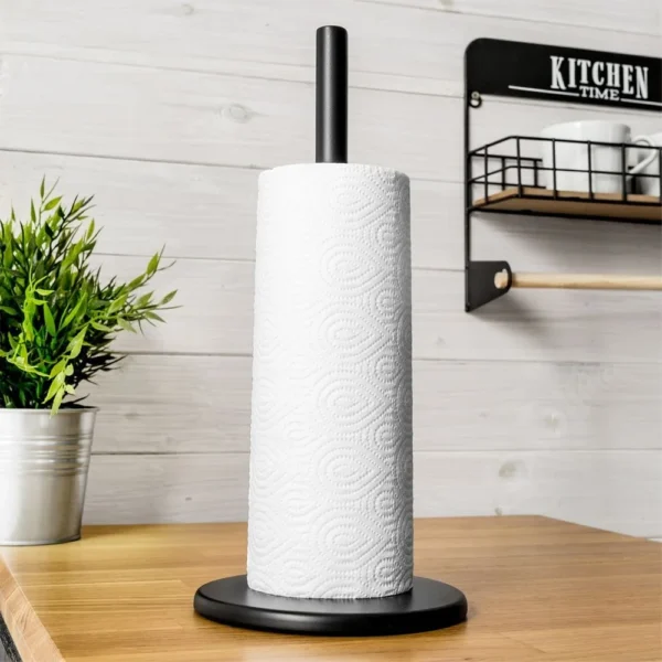 Sb3571b52696d43618b4682a1245cf958B.webp Paper Towel Stand Metal Black 33 cm