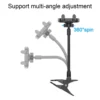 Guitar Phone Holder Clip Mount Stand