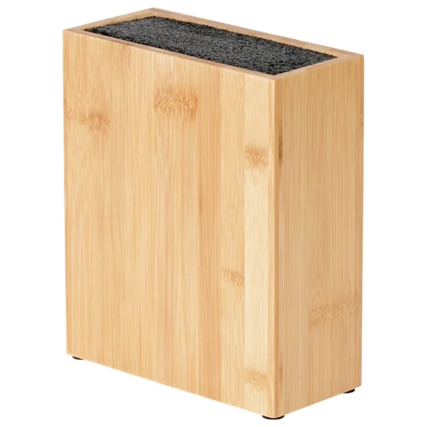 Bamboo knife stand 19.5x9x23 cm