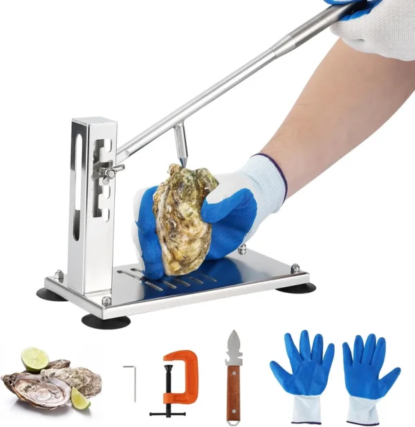 Adjustable Oyster & Clam Opening Tool Set, 4-Level