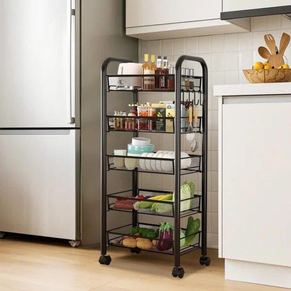 Sbb92a7728b584001a4ccd3ff05ee1e07Q.webp 5-Tier Vegetable Rack Trolley