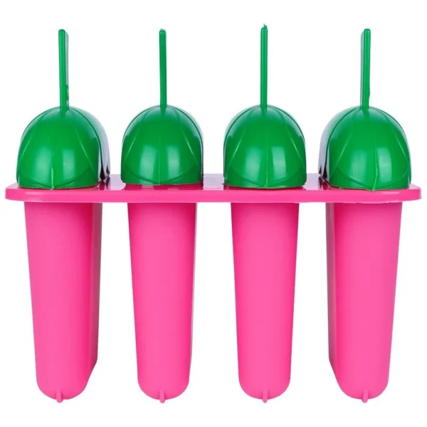 Plastic Ice Cream Mold Set, 4 Pcs