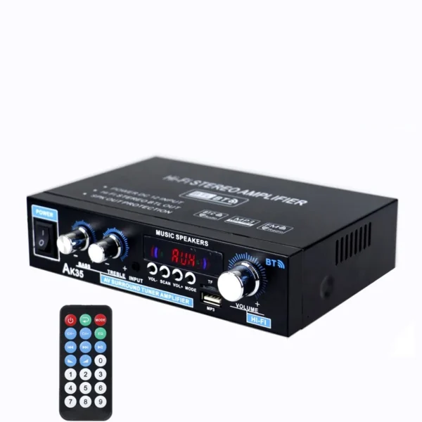 AK35 Mini 400W Stereo Bluetooth Audio Amplifier