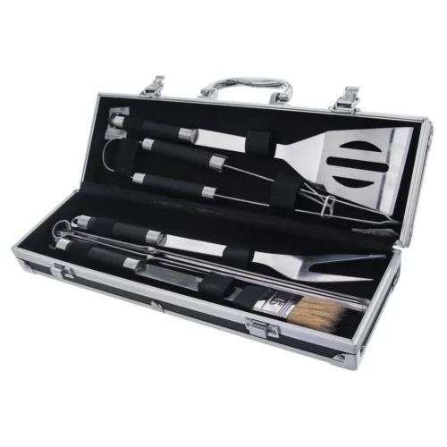 Sc2c05742d3634cfa95e7153e79ce2bf8z.webp Steel Grill Tools Set 9-Piece in Case