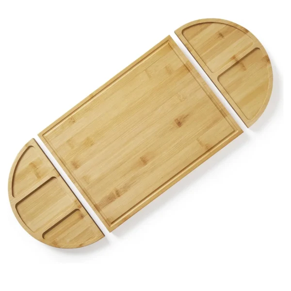 Magnetic 3-Piece Bamboo Cheese Board Set