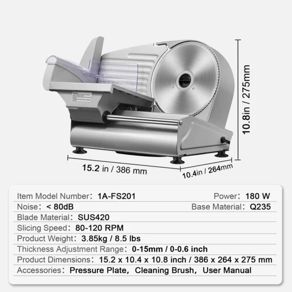 7.5inch Electric Meat Slicer