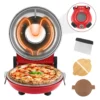 Scb5e9a36ef614b348b6636fc7de2a057k.webp 12" Pizza Oven 1200W Glazed Ceramic Stone 420℃