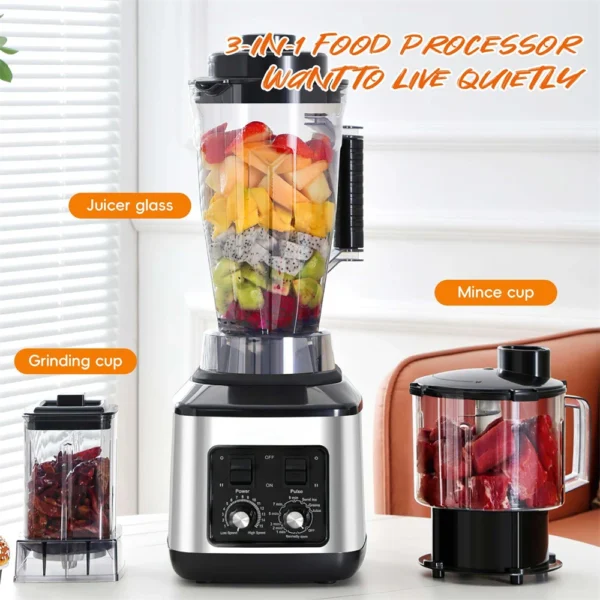 3in1 Blender Food Processor 9500W 3L