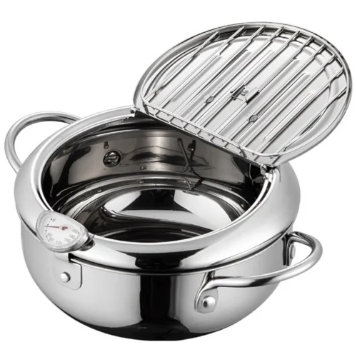Scddeb90734a74ddcb2d16a716306dd0ex.webp 1-Piece Stainless Steel Tempura Deep Fryer 2.2L